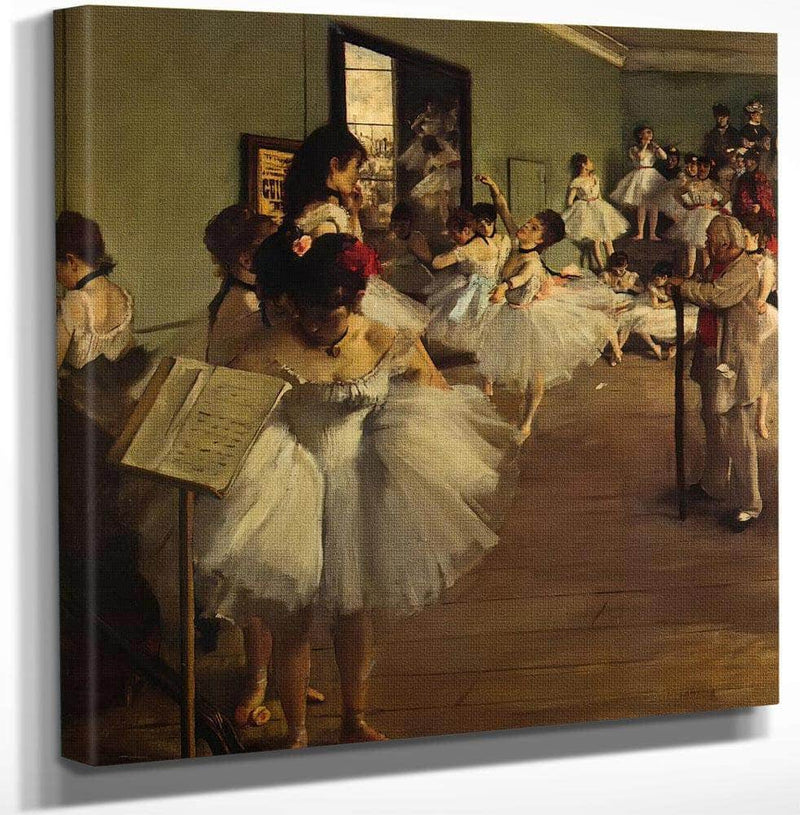 The Dancing Class By Edgar Degas Fine Art Print