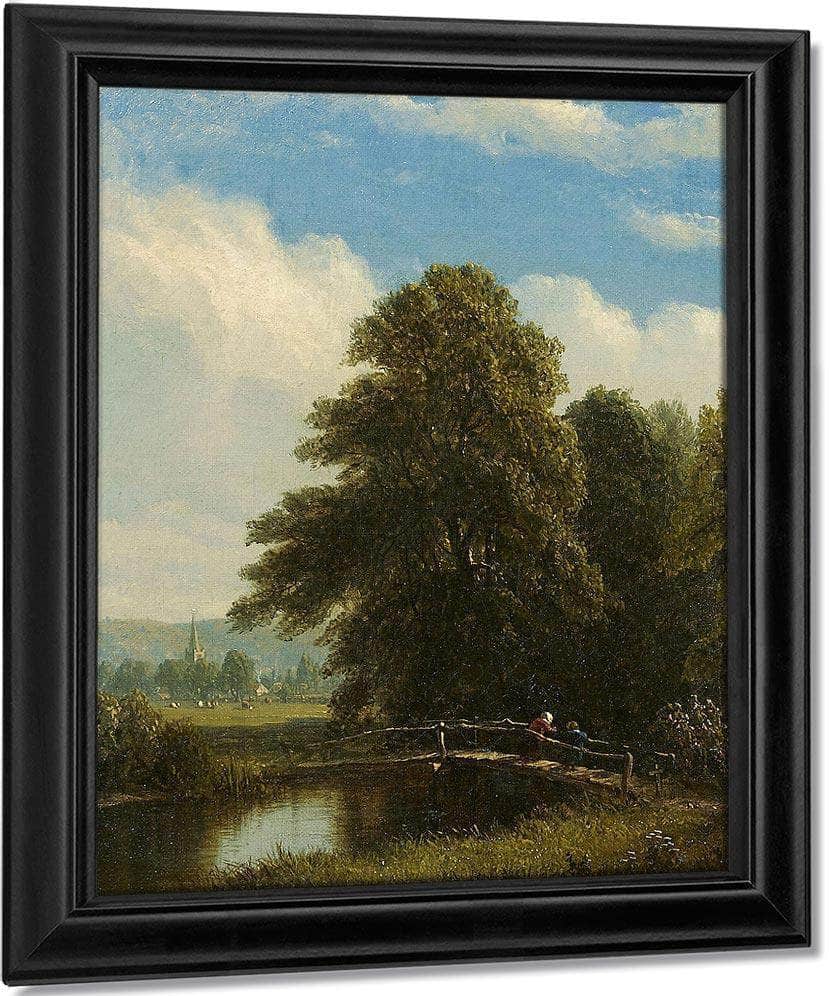 The Darent, Kent, England By Sanford Robinson Gifford Fine Art Print