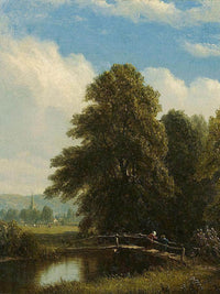 The Darent, Kent, England By Sanford Robinson Gifford Fine Art Print