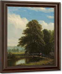 The Darent, Kent, England By Sanford Robinson Gifford Fine Art Print