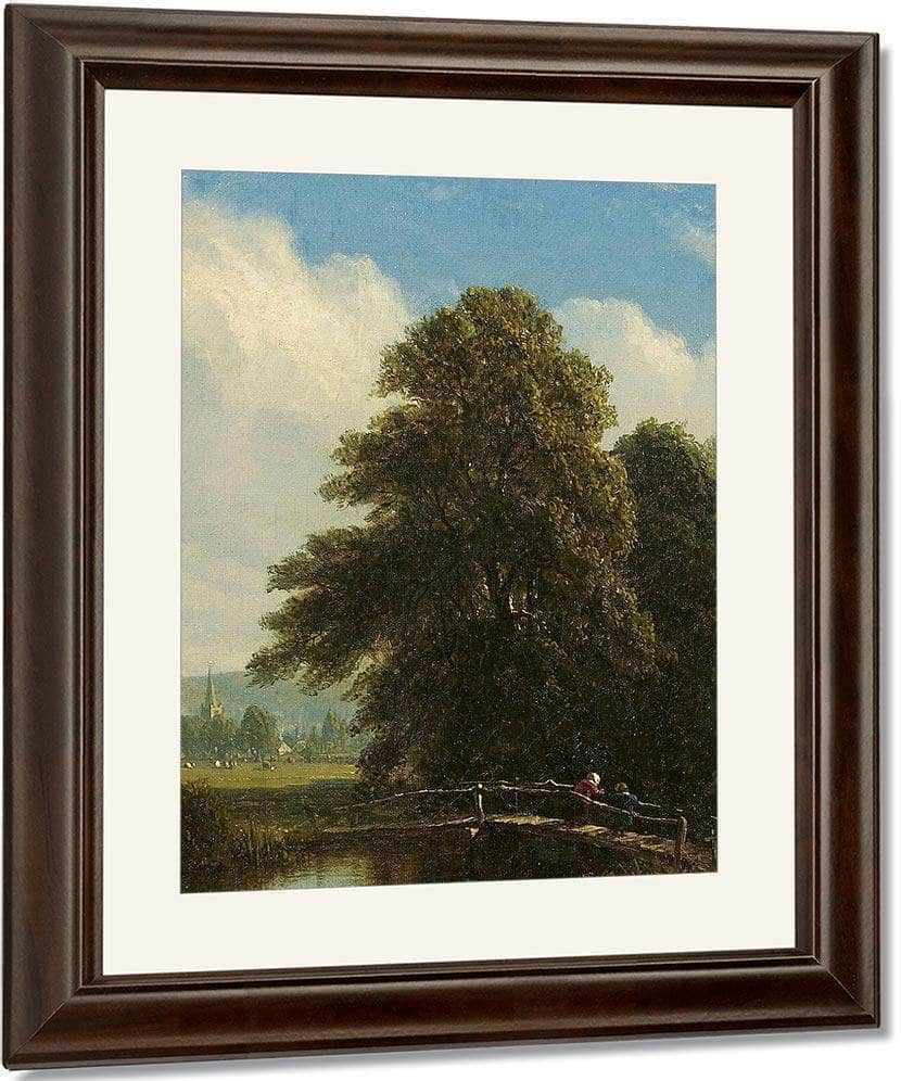 The Darent, Kent, England By Sanford Robinson Gifford Fine Art Print