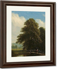 The Darent, Kent, England By Sanford Robinson Gifford Fine Art Print