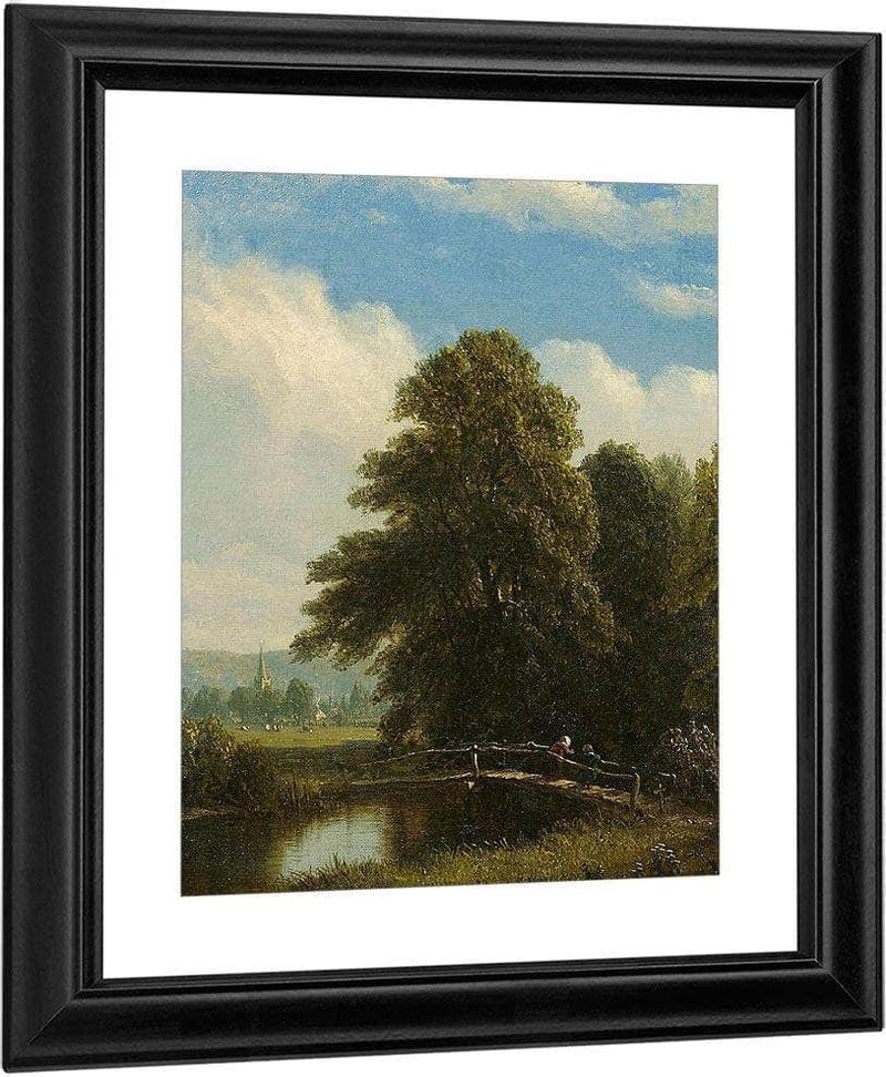 The Darent, Kent, England By Sanford Robinson Gifford Fine Art Print