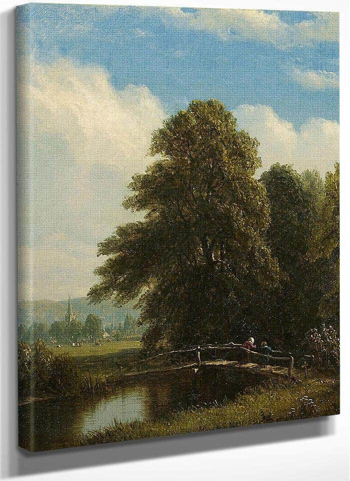 The Darent, Kent, England By Sanford Robinson Gifford Fine Art Print