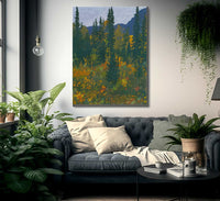 The Dark Woods Interior By Frank Johnston Fine Art Print