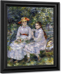 The Daughters Of Durand Ruel By Pierre Auguste Renoir Fine Art Print