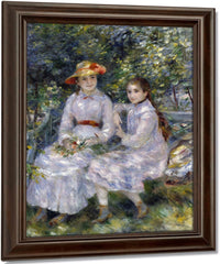 The Daughters Of Durand Ruel By Pierre Auguste Renoir Fine Art Print