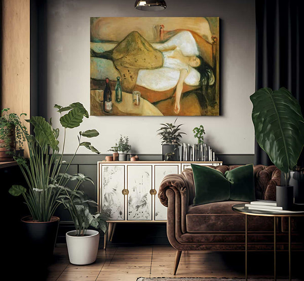 The Day After 189495 By Edvard Munch Fine Art Print