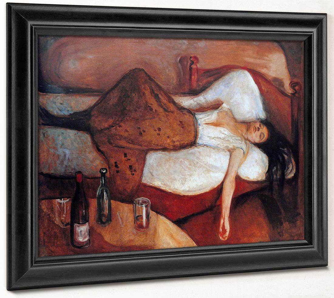 The Day After 1895 By Edvard Munch Fine Art Print