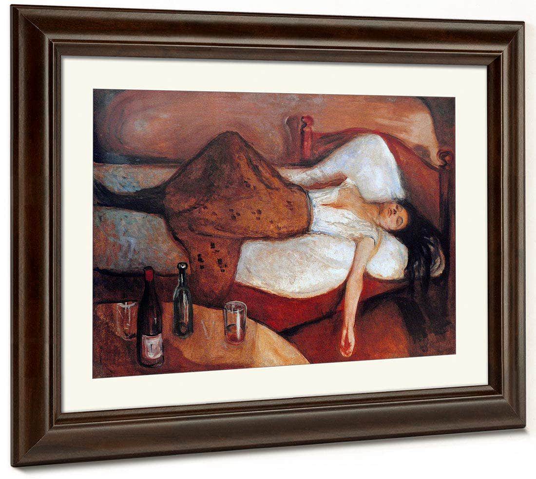 The Day After 1895 By Edvard Munch Fine Art Print