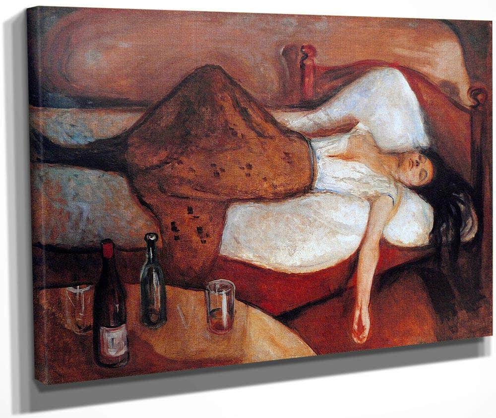 The Day After 1895 By Edvard Munch Fine Art Print
