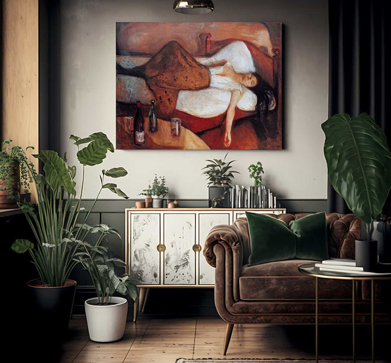 The Day After 1895 By Edvard Munch Fine Art Print