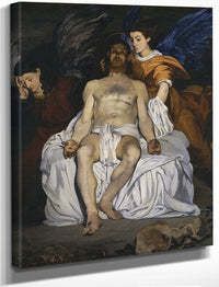 The Dead Christ With Angels 1864 Oil On Canvas 17940X14990Mm Metropolitan Museum Of Art Small By Edouard Manet Fine Art Print