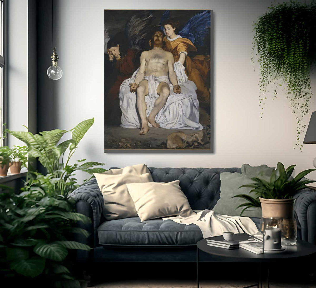 The Dead Christ With Angels 1864 Oil On Canvas 17940X14990Mm Metropolitan Museum Of Art Small By Edouard Manet Fine Art Print