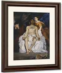 The Dead Christ With Angels 1864 Oil On Canvas 17940X14990Mm Metropolitan Museum Of Art Small By Edouard Manet Fine Art Print