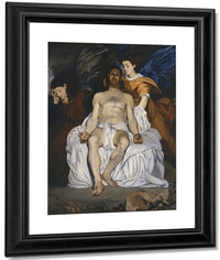 The Dead Christ With Angels 1864 Oil On Canvas 17940X14990Mm Metropolitan Museum Of Art Small By Edouard Manet Fine Art Print