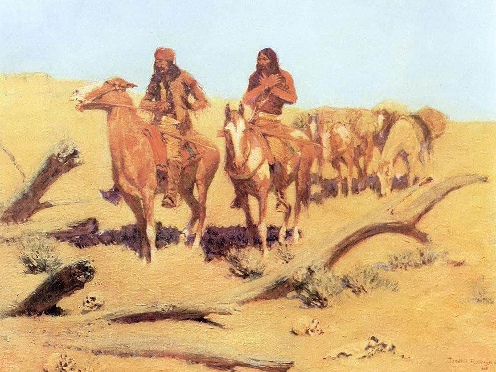 The Dead Men Aka The Discovery By Frederic Remington Fine Art Print