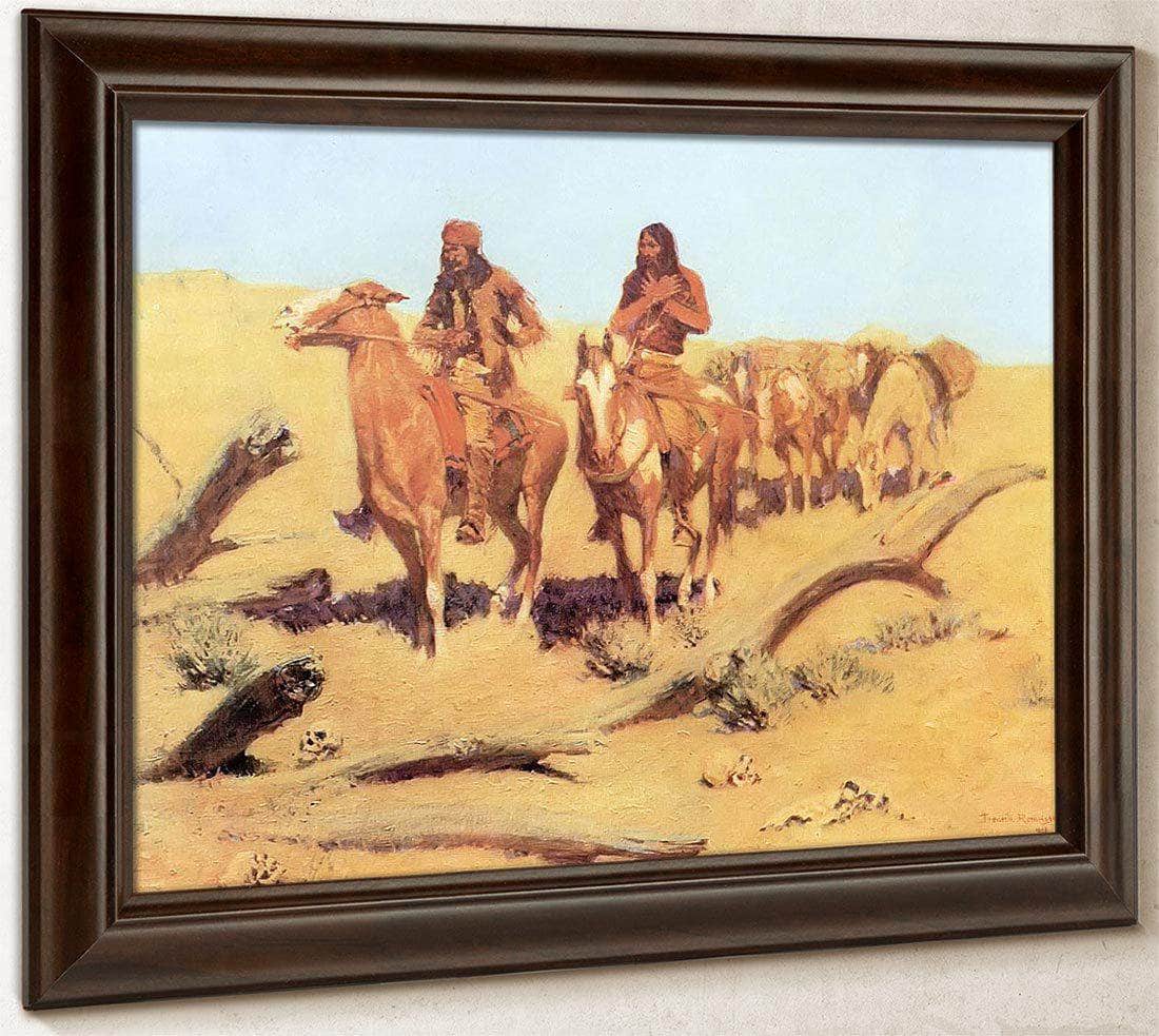 The Dead Men Aka The Discovery By Frederic Remington Fine Art Print