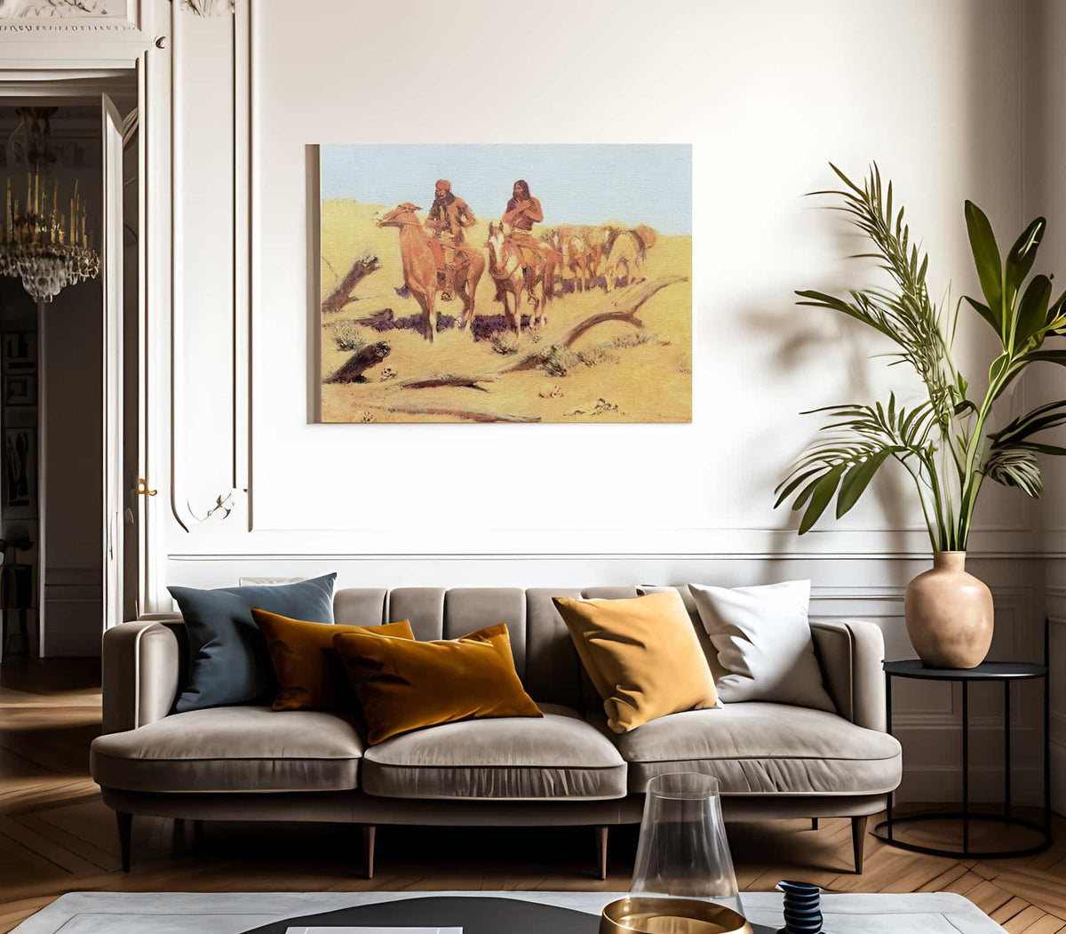 The Dead Men Aka The Discovery By Frederic Remington Fine Art Print