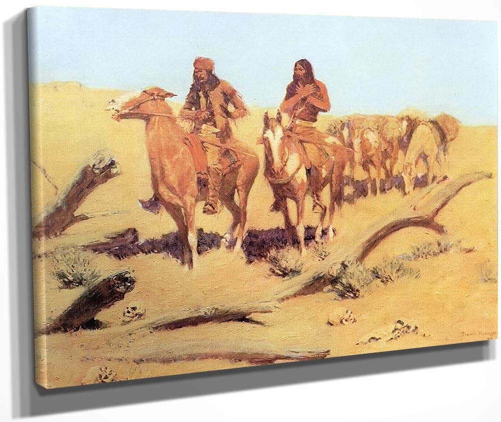 The Dead Men Aka The Discovery By Frederic Remington Fine Art Print
