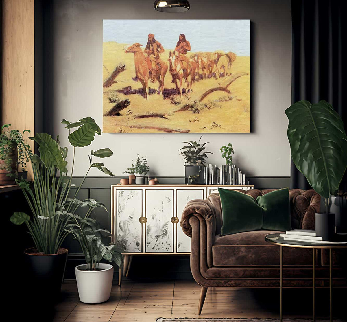 The Dead Men Aka The Discovery By Frederic Remington Fine Art Print