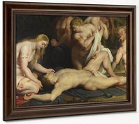 The Death Of Adonis With Venus Cupid And The Three Graces (Detail) By Peter Paul Rubens Fine Art Print