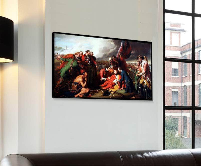 The Death Of General Wolfe Painting Benjamin West Canvas Art Fine Art Print
