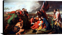 The Death Of General Wolfe Painting Benjamin West Canvas Art Fine Art Print
