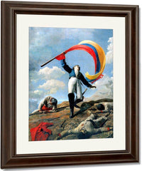 The Death Of Girardot In Barbula 1883 By Cristobal Rojas Poleo Fine Art Print