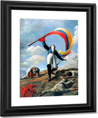 The Death Of Girardot In Barbula 1883 By Cristobal Rojas Poleo Fine Art Print