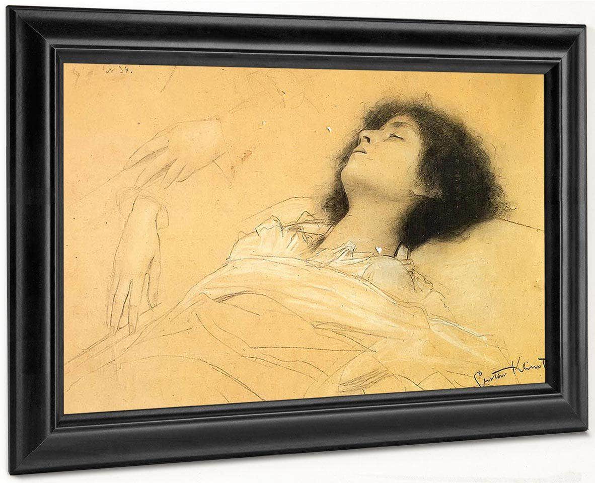 The Death Of Juliet, 1886 By Gustav Klimt Fine Art Print