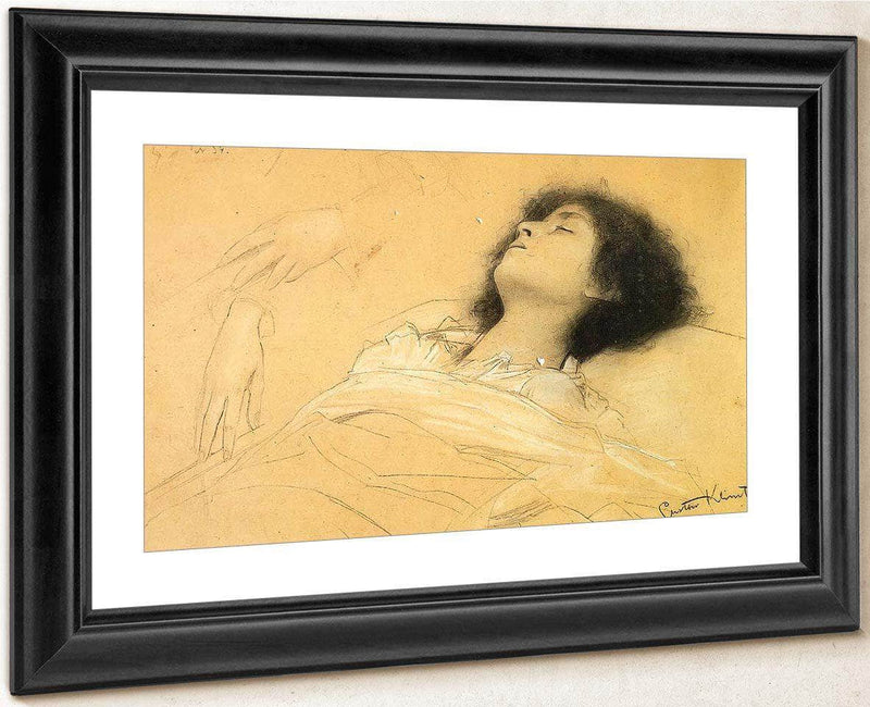 The Death Of Juliet, 1886 By Gustav Klimt Fine Art Print