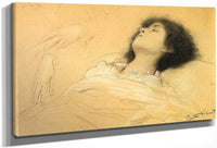 The Death Of Juliet, 1886 By Gustav Klimt Fine Art Print