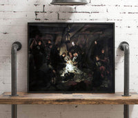 The Death Of Nelson Painting Arthur William Devis Canvas Art Fine Art Print