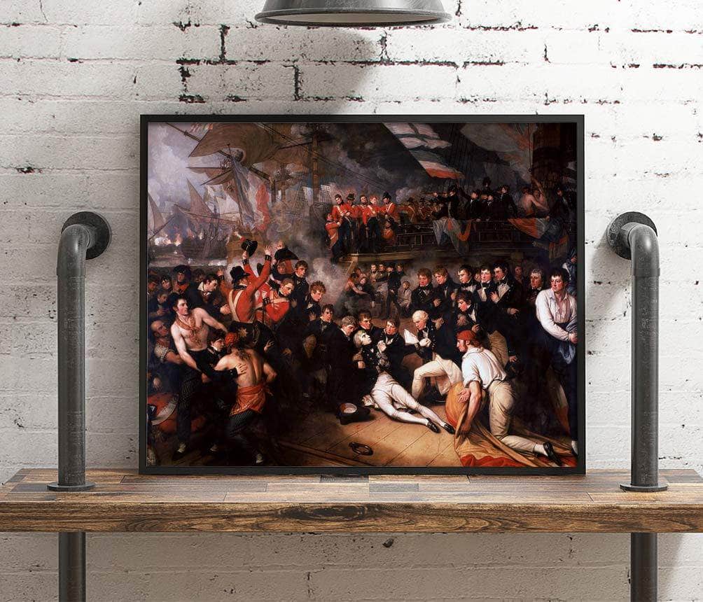 The Death Of Nelson Painting Benjamin West Canvas Art Fine Art Print