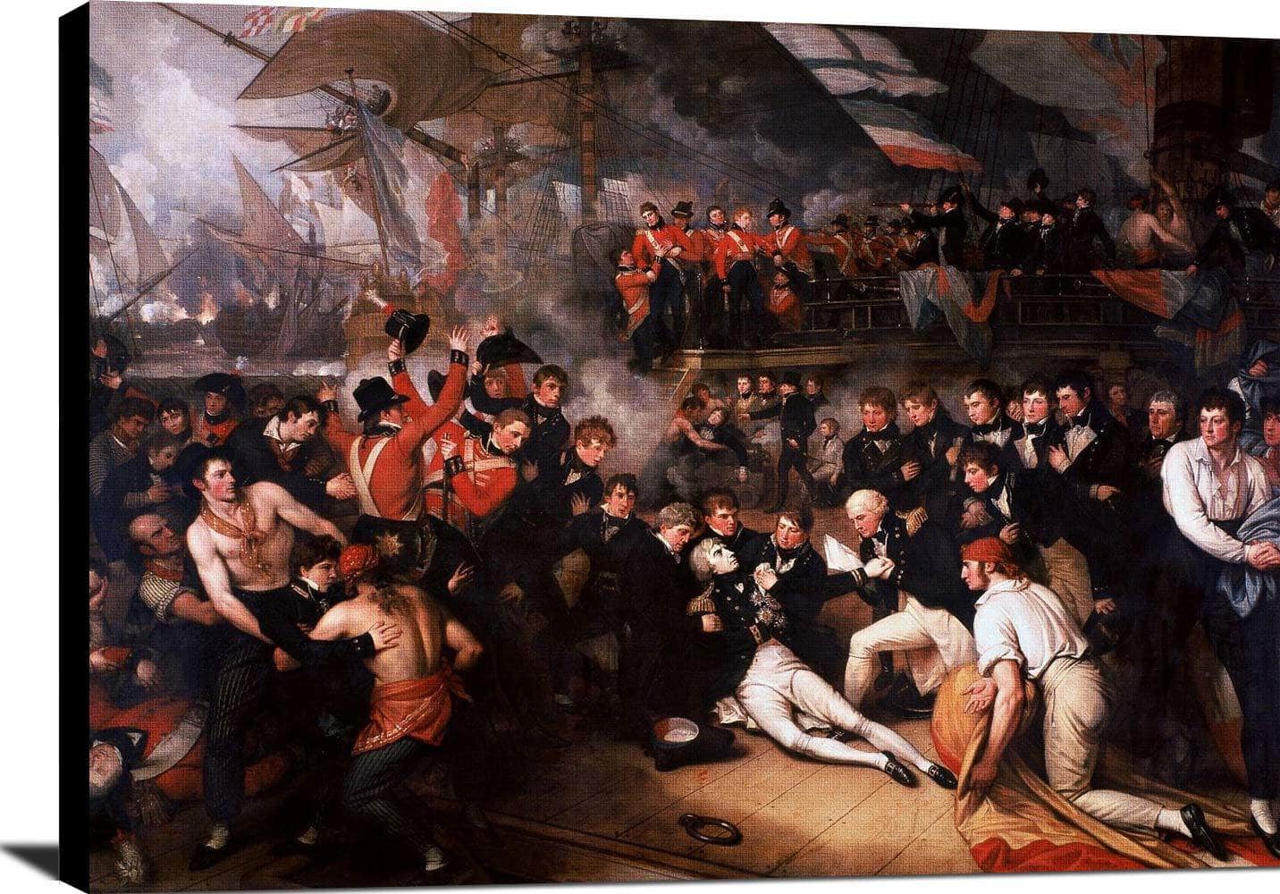 The Death Of Nelson Painting Benjamin West Canvas Art Fine Art Print