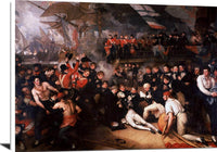 The Death Of Nelson Painting Benjamin West Canvas Art Fine Art Print