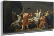 The Death Of Socrates 1 By Jacques Louis David Fine Art Print