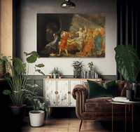 The Death Of Socrates By Jacques Louis David Fine Art Print