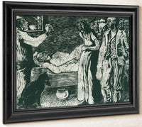 The Death Of The Village Thief By Nicolai Astrup Fine Art Print