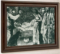 The Death Of The Village Thief By Nicolai Astrup Fine Art Print