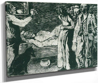 The Death Of The Village Thief By Nicolai Astrup Fine Art Print