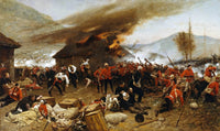 The Defence Of Rorke's Drift Painting Alphonse De Neuville Canvas Art Fine Art Print