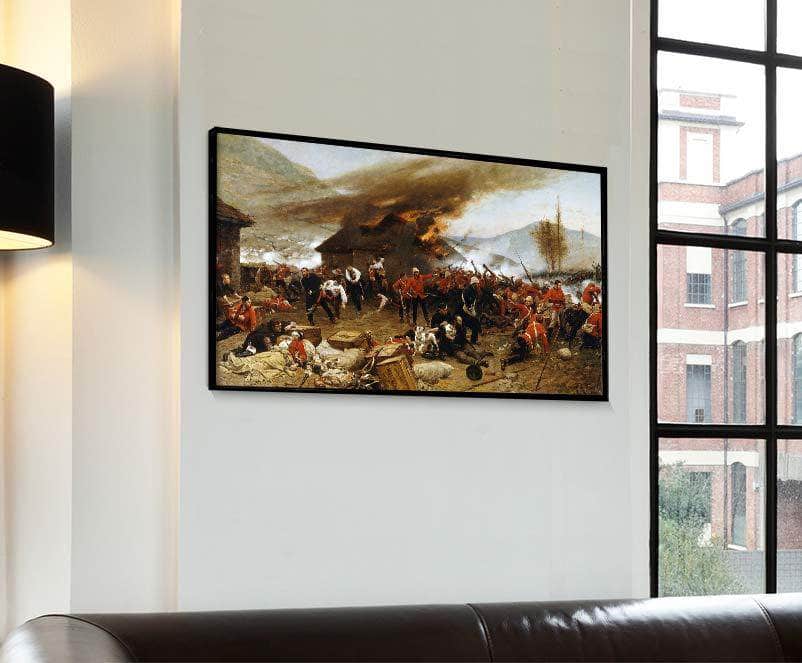The Defence Of Rorke's Drift Painting Alphonse De Neuville Canvas Art Fine Art Print
