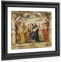 The Defenders Of The Eucharist By Peter Paul Rubens Fine Art Print