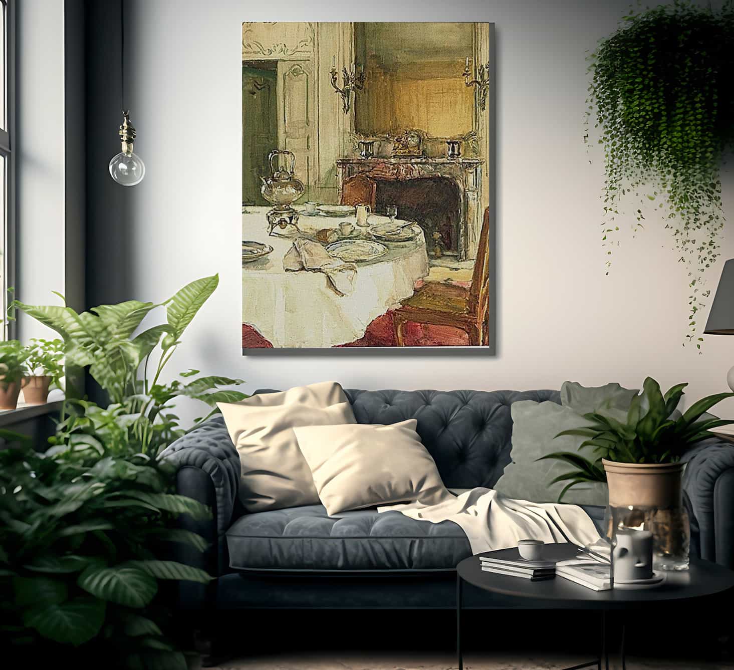 The Dejeuner By Walter Gay Fine Art Print
