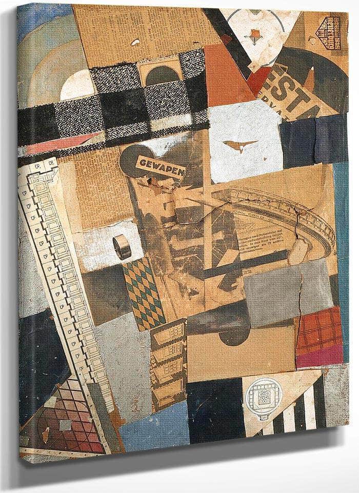 The Denaturalized Material Destruction 2 1923 By Theo Van Doesburg Fine Art Print