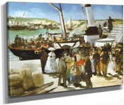 The Departure Of The Folkestone Boat By Edouard Manet Fine Art Print
