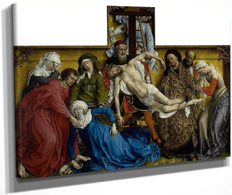 The Descent From The Cross 1438 By Rogier Van Der Weyden Fine Art Print