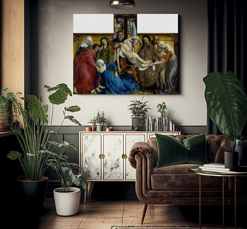 The Descent From The Cross 1438 By Rogier Van Der Weyden Fine Art Print